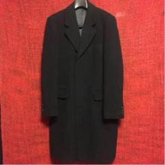 未使用級✨ヨウジヤマモト×ダーバン カシミヤ100% チェスターコート Lサイズ Y's for men ヨウジヤマモト 黒 ミリタリーダブルロングコート