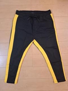 ZARA ザラ 黒×黄 スウェットパンツ