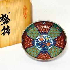 古伊万里　染錦　牡丹の図　角皿　５枚　C590AS- BLz 古伊万里 染錦 牡丹の図 角皿 5枚 C590AS- BLz