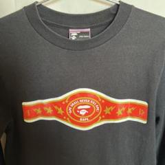 00s 希少 A BATHING APE ネオン カモリバーシブル ロンT 裏原