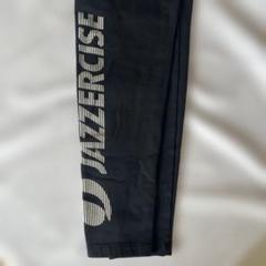 JAZZERCISE ロゴ入り ブラックレギンス ブラックレギンス JAZZERCIZE ジャザサイズ - メルカリ