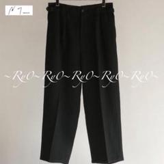 《ANCELLM》STRIPE WOOL WIDE SLACKSのサムネイル