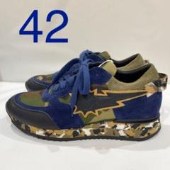 URBAN SUN ANDRE 迷彩ソールスニーカー 42