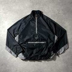90s NIKE blck nylon anorak packable y2k