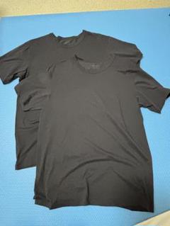 AIRism ショートスリーブ Tシャツ M ブラック 2枚セット