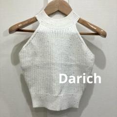 Darich ホルターネック バックレースアップ アメスリニット トップス