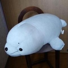 ひんやりクールアザラシ抱きまくら クッション BIG 冷感 快眠 ぬいぐるみ