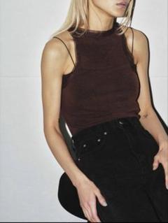 トップス todayful  Tulle Piping Tanktop TODAYFUL（トゥデイフル）の「Tulle Piping Tanktop（タンク