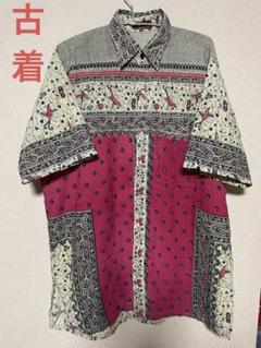 古着 柄シャツ シャツ 半袖シャツ