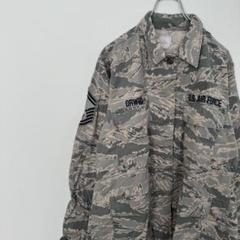 アメリカ空軍迷彩柄 フード付きジャケットUSAF U.S.AIR FORCE 迷彩柄 アメリカ空軍 カモフラ BDU ジャケット