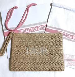 Dior ノベルティポーチ ピンクロゴ巾着 ディオリビエラ 2025