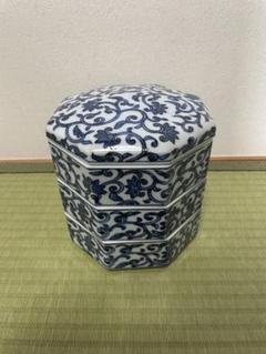 たち吉　三段重　染付　七宝　重箱 楽天市場】たち吉 和食器 染付七宝 三段重 -0 | 価格比較 - 商品