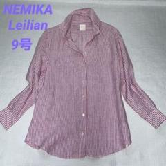 ネミカ NEMIKA by Leilian レリアン デニムシャツ 長袖 シャツ 美品❇︎ネミカ レリアン デニムシャツ インディゴ 洗える 日本