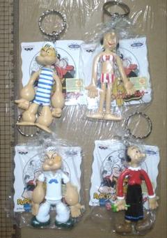 POPEYE 　ポパイ　ベンダブルキーホルダー４種
