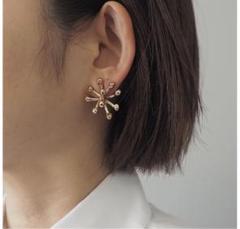 MONICA CASTIGLIONI ゴールド調ピアス（美品） ピアス | Monica Castiglioni オフィシャル通販サイト | VELVET