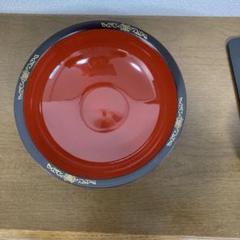 漆器 黒と赤の鉢 漆器 黒と赤の鉢