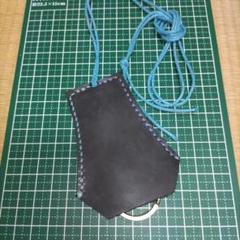 ハンドメイド レザークラフト 本革クロシェット 姫路レザー ダークグレー