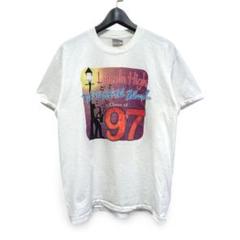 JAZZ 90s アート USA製 シングルステッチ ホワイト Tシャツ 192