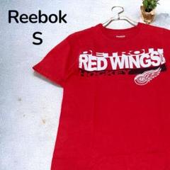 【一点物】Reebok NHL レッドウイングス USA古着 アメカジ レッドS