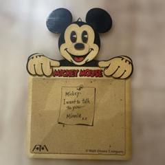 ディズニー　ミッキーマウス　壁掛け　昭和レトロコルクボード