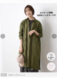 ＢＬＡＮＣ ｂａｓｑｕｅ（ブランバスク） ムラ糸モールスキンロングシャツワンピのサムネイル