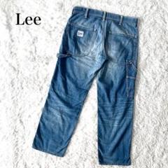 Lee リー　ペインターパンツ　デニム　カーゴ　パンツユーズド加工　Mサイズ Lee LEE リー ペインターパンツ デニム ヒッコリー ワイド