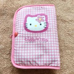 ♡カオハナキティ♡ピンク　[1998年]　　母子手帳ケース 　お薬手帳