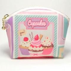 ◆ハンドメイド ポーチ スイーツ ケーキ パフェ ピンク レトロ ビンテージ