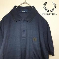 FRED PERRY フレッドペリー ポロシャツ ネイビー M