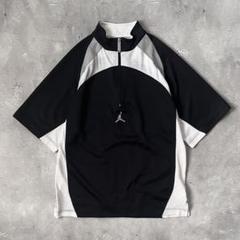 AIR JORDAN ハーフジップ シューティングシャツ モックネック メッシュ