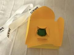 【美品】　ロエベ　バッグチャーム　カエル　キューブ　ゴールド　アナグラム　レザー 美品】 ロエベ バッグチャーム カエル キューブ ゴールド