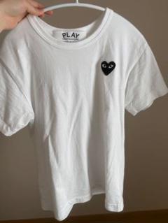 PLAY COMMEdesGARCONS Ｔシャツ　白✕黒ハート