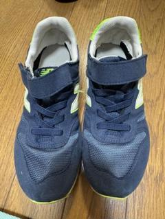 New Balance キッズスニーカー ネイビー/ライム