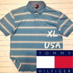値下げ！USA【TOMMY HILFIGER】トミーヒルフィガー ポロシャツ