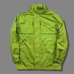 00s NIKE ジャージ　セットアップ　上下　緑　グリーン　y2k 00s Y2K NIKE ナイキ ナイロンジャケット ギア テック グリーン