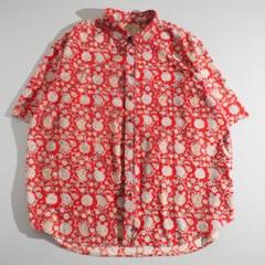 極美品　Polo by Ralph Lauren アロハシャツ 赤 L Polo Ralph Lauren 