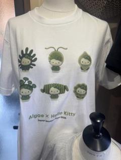 ハローキティ 【Lサイズ/白】サンリオ Tシャツ(6types) 藻類