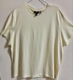 メンズ　H&M COOLMAX アイボリー半袖Tシャツ XL汗を蒸発　美品