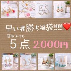 超お得❤️❤️早い者勝ち!!!どれでもピアス5点2000円❤️❤️❤️