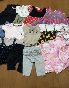 女の子　ベビー服　まとめ売り　夏　ミニー 半袖　ワンピース　80、90、95cm