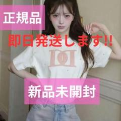 正規品　darich キルティングアップリケビジューTシャツ　ホワイト WHT♡正規品 Darich キルティングアップリケビジューTシャツ