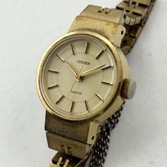 【稼働】CITIZEN 手巻き 4-682050 スペシャル ゴールド