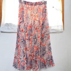 CABaN ボタニカル柄 カジュアルパンツ シルク トゥモローランド