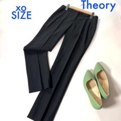 ☆ theory テーパード スラックスパンツ 0 ネイビー - メルカリ