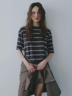ETRETOKYO リサイクルコットンボーダーTee ブルー新品タグ付未開封希少 ETRETOKYO リサイクルコットンボーダーTee ブルー新品タグ付未