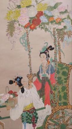 古い中国美人画掛け軸 安い中国 美人画 掛軸の通販商品を比較 | ショッピング情報の
