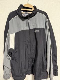 デパート 送料無料 XL Reebok ナイロンジャケット メルカリ - ブラック/グレー ジャケット・アウター