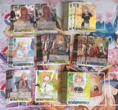 ヴァイスシュヴァルツ　学園アイドルマスター　紫雲清夏　デッキパーツ　まとめ売り