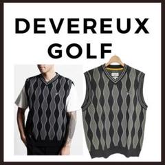 【大放出セール】 ○☆新品 未使用 DEVEREUX GOLF サンデー ベスト 定番ニット メンズウェア