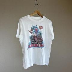 80s 90s USA古着 白 ローマ スーベニアTシャツ vintage